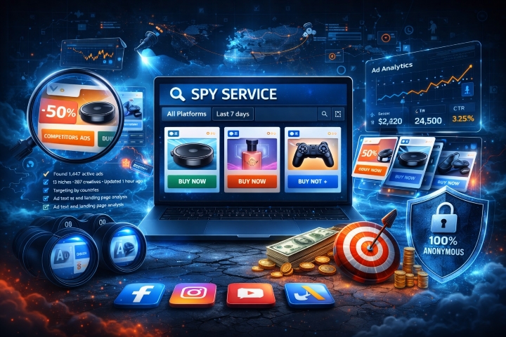 The best Spy Service for Advertising Analytics